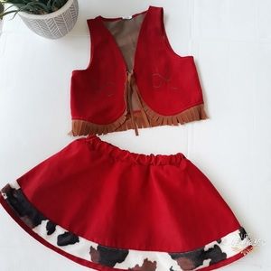 Cowgirl Halloween costume! 2-3T